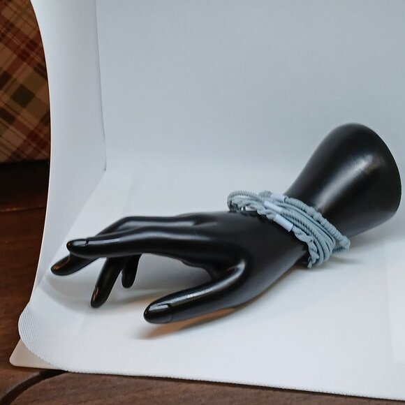 NWOT Set of 4 Blue Adjustable Braided Cloth/String Bracelet Jewelry Acc. #11 - Picture 7 of 10